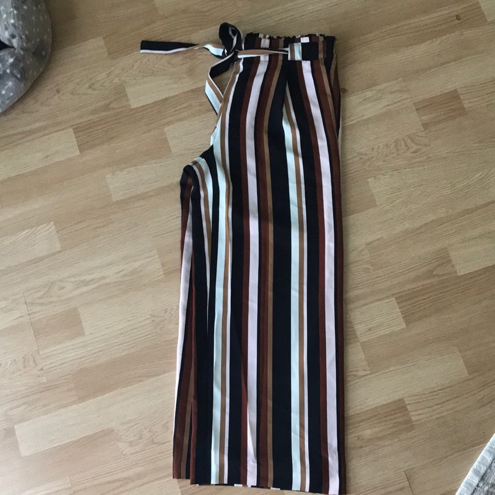 Ann Taylor Factory elastic waist wide leg pant